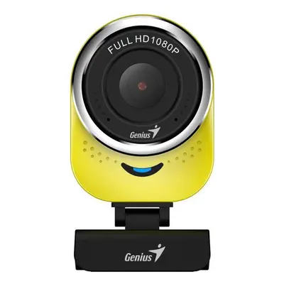 Genius Full HD Webkamera QCam 6000, 1920x1080, USB 2.0, žlutá, Windows 7 a vyšší, FULL HD, 30 FP