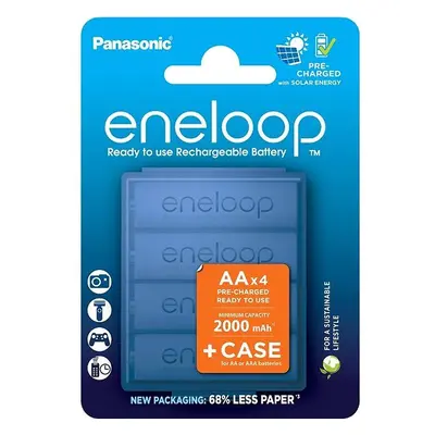 Nabíjecí baterie Panasonic eneloop HR6 AA 3MCCEC/4BE CASE N