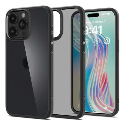 Kryt na mobil Spigen Ultra Hybrid Frost Black iPhone 15 Pro Max