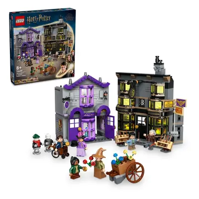 LEGO stavebnice LEGO® Harry Potter™ 76439 Ollivanderův obchod a Obchod madame Malkinové