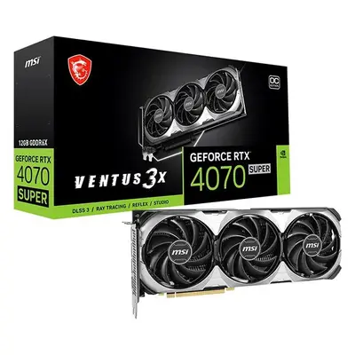 Grafická karta MSI GeForce RTX 4070 SUPER 12G VENTUS 3X OC