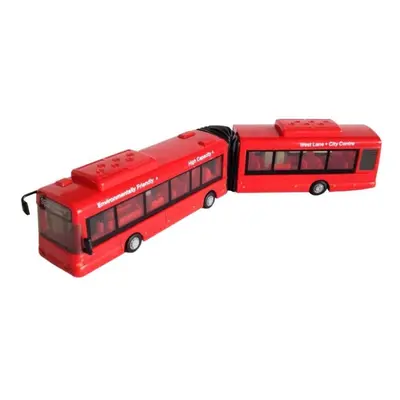 Autobus kloubový 1:48 červený