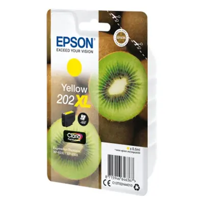 Epson originální ink C13T02H44010, 202 XL, yellow, 8.5ml, Epson XP-6000, XP-6005