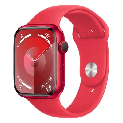 Chytré hodinky Apple Watch Series 9 45mm PRODUCT(RED) Červený hliník s PRODUCT(RED) sportovním ř