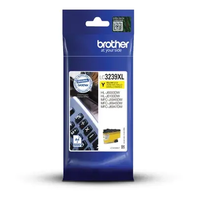 Brother originální ink LC-3239XLY, yellow, 5000str., Brother MFC-J5945DW, MFC-J6945DW, MFC-J6947