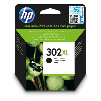 Cartridge HP F6U68AE č. 302XL černá