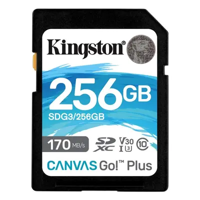 Paměťová karta Kingston SDXC 256GB Canvas Go! Plus