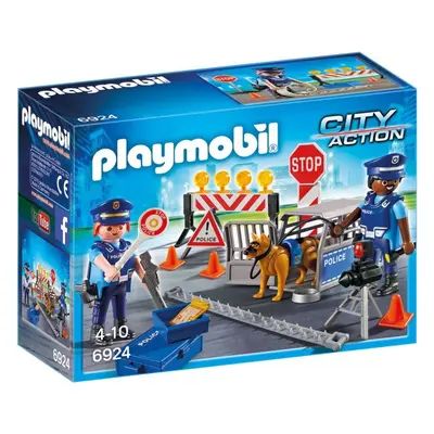 Stavebnice Playmobil Policejní zátaras