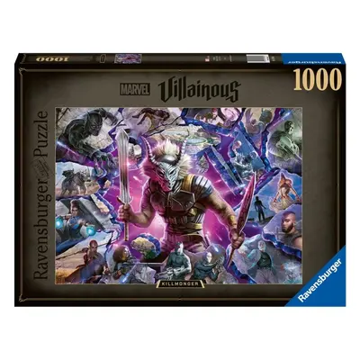 Puzzle Ravensburger 169061 Padouchové: Killmonger 1000 dílků