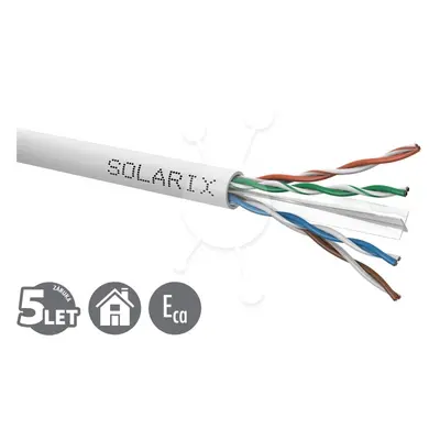 Instalační kabel Solarix CAT6 UTP PVC 100m/box