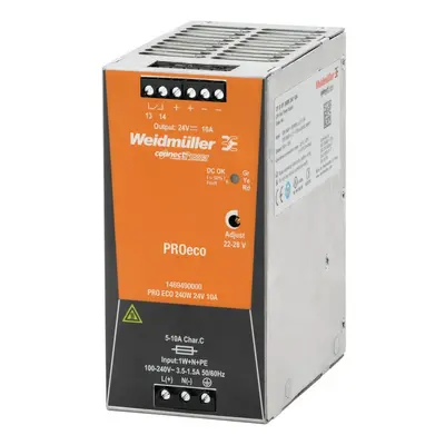 Elektrické napájení Weidmüller PRO ECO 240W 24V 10A