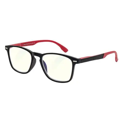 Brýle na počítač GLASSA Blue Light Blocking Glasses PCG 029, +1,00 dio, černo červené