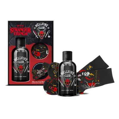 Dárková kosmetická sada NETFLIX Stranger Things Hellfire Club Socks Set 250 ml