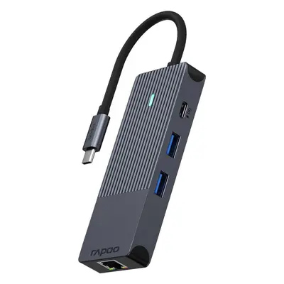 Replikátor portů Rapoo UCM-2004 8-in-1 USB-C Multiport Adapter