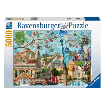 Puzzle Ravensburger 171187 Koláž velkoměsta 5000 dílků