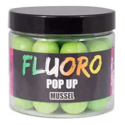 LK Baits Pop-Up Fluoro Boilies Mussel 200ml 18mm