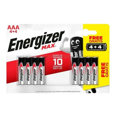 Jednorázová baterie Energizer Max AAA/LR03 Alkaline, 8 ks