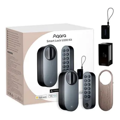 Chytrý zámek AQARA Smart Lock U200 Kit (EL-D02D), černý