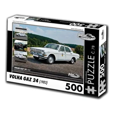 Puzzle Retro-auta Puzzle č. 78 Volha GAZ 24 (1983) 500 dílků