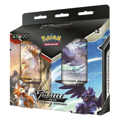 Pokemon karty Pokémon TCG: V Battle Deck Bundle - Lycanroc vs. Corviknight