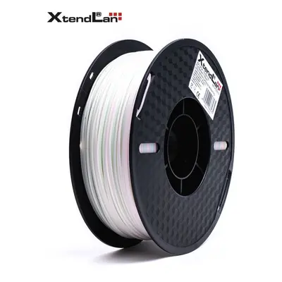 XtendLAN PLA filament 1,75mm svítící duhový 1kg