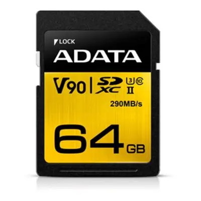 Adata/SDXC/64GB/290MBps/UHS-II U3 / Class 10