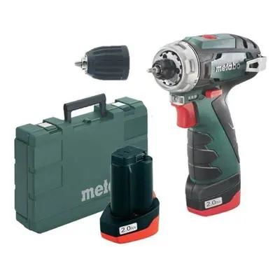 Aku vrtačka Metabo PowerMaxx BS Basic 12V, 2x2Ah 600984500