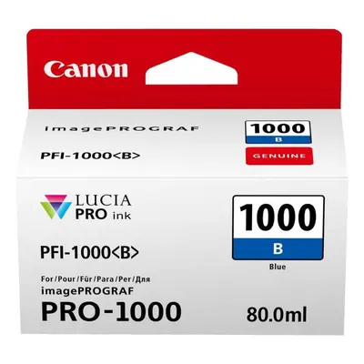 Cartridge Canon PFI-1000B modrá