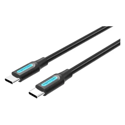 Datový kabel Vention Type-C (USB-C) 2.0 Male to USB-C Male Cable 0.5M Black PVC Type