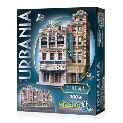 3D puzzle Wrebbit 3D puzzle Urbania: Kino 300 dílků