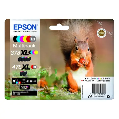 Cartridge Epson 378XL + 478XL Multipack