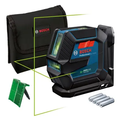 Křížový laser BOSCH Professional 2-15 G + LB 10, karton 0.601.063.W00