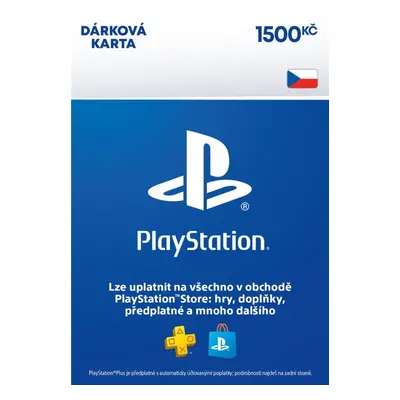 ESD CZ - PlayStation Store el. peněženka - 1500 Kč