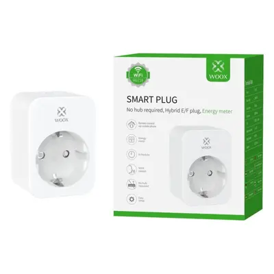 Chytrá zásuvka WOOX R6118 Smart Plug EU E/F Schucko 16A with Energy Monitor