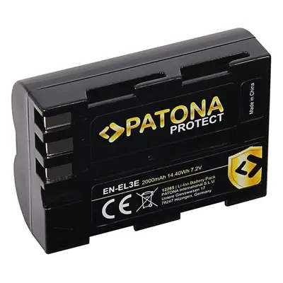 Baterie pro fotoaparát PATONA pro Nikon EN-EL3e 2000mAh Li-Ion Protect