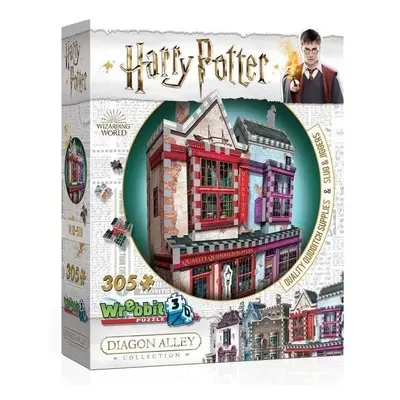 3D puzzle Wrebbit 3D puzzle Harry Potter: Prvotřídní potřeby pro famfrpál a Slug & Jiggers Apoth