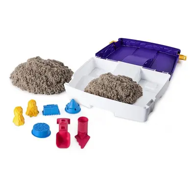 Kinetický písek Kinetic sand Cestovní kufřík s formičkami