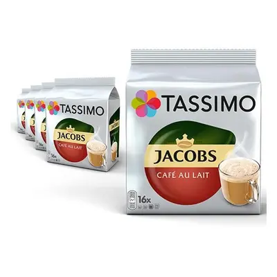 Kávové kapsle Tassimo KARTON 5 x Jacobs Cafe Au Lait 184g