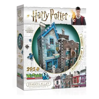 3D puzzle Wrebbit 3D puzzle Harry Potter: Obchod s hůlkami pana Olivandera a Scribbulus 295 dílk