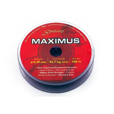 Sportcarp Šňůra odhozová Maximus 100m 0,29mm 50lb 22,7kg