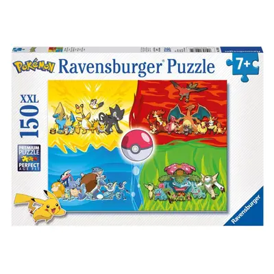 Puzzle Ravensburger 100354 Druhy Pokémonů 150 dílků