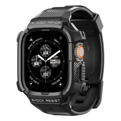 Ochranný kryt na hodinky Spigen Rugged Armor Pro Black Apple Watch Ultra 2/Ultra 49mm