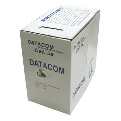 Síťový kabel Datacom drát, CAT5E, FTP, PVC, 305m/box