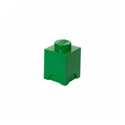 Úložný box LEGO Úložný box 125 x 127 x 180 mm - tmavě- zelený