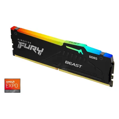 Operační paměť Kingston FURY 16GB DDR5 6000MHz CL36 Beast Black RGB