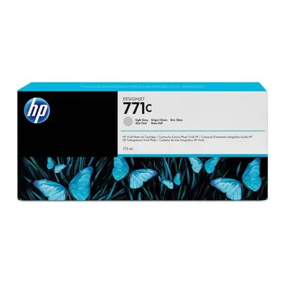 HP originální ink B6Y14A, HP 771C, light gray, 775ml, HP Designjet Z6200, Z6600, Z6800