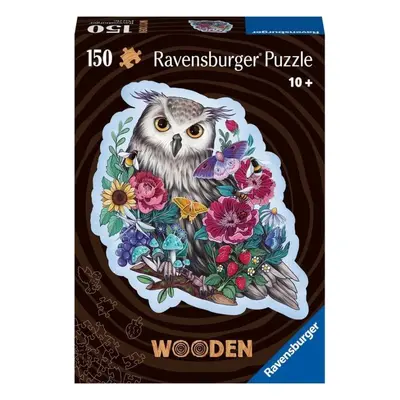 Puzzle Ravensburger Puzzle 175116 Dřevěné Puzzle Tajemná Sova 150 Dílků