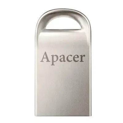 Apacer USB flash disk, USB 2.0, 64GB, AH115, stříbrný, AP64GAH115S-1, USB A, s poutkem