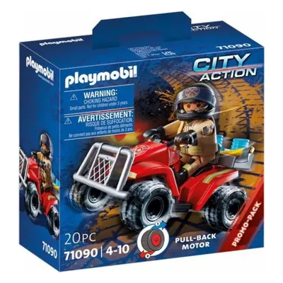 Stavebnice Playmobil 71090 Hasičská rychlostní čtyřkolka