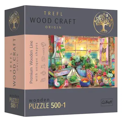 Puzzle Trefl Wood Craft Origin puzzle Plážový domek 501 dílků